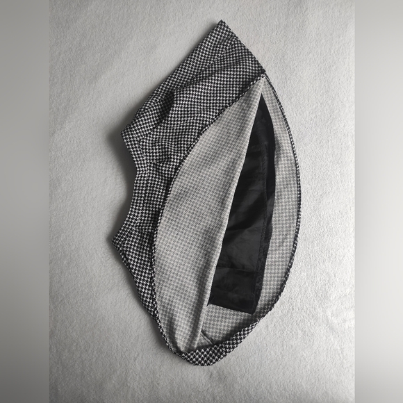 Houndstooth Skater Skirt Mini Size M - Picture 4 of 10